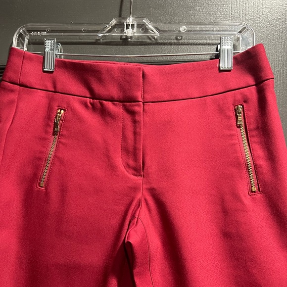 Pantalon Femme LOFT à Ceinture Nouée (tie) - Taille 10P Petite, Couleur Marine, Coupe Droite - Neuf Avec étiquettes